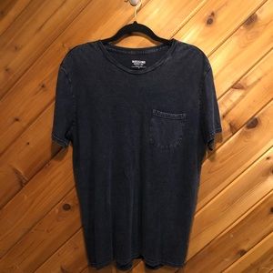 Mossimo denim look alike cotton pocket tee large